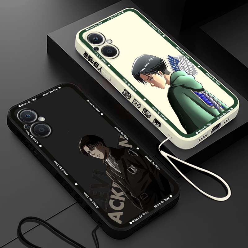 Oppo Reno 12 - Роскошный чехол Attack On Titan Cool