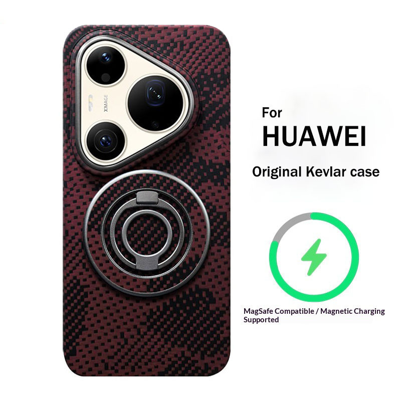 Huawei Pura 70 - Чехол для телефона из кевларового арамидного