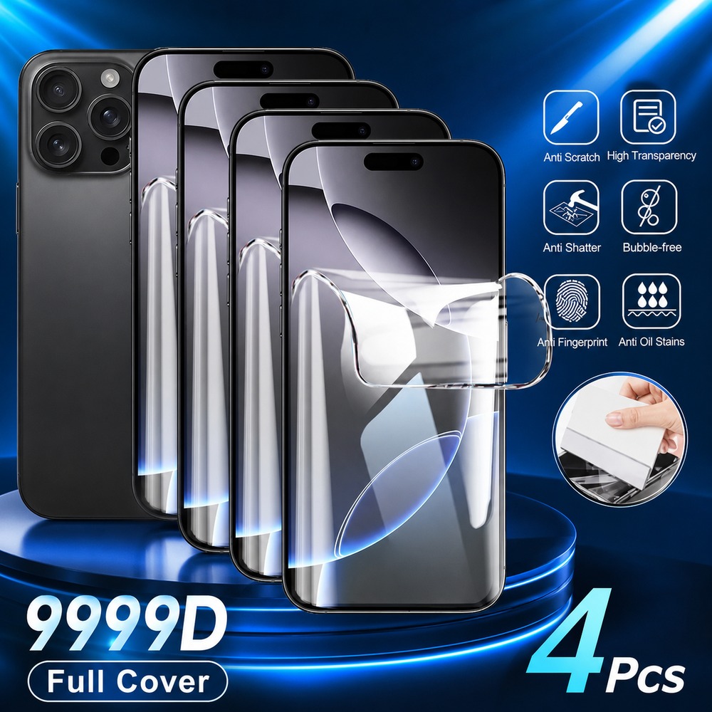 Realme Gt 6 - 4 шт. гидрогелевой пленки для Realme