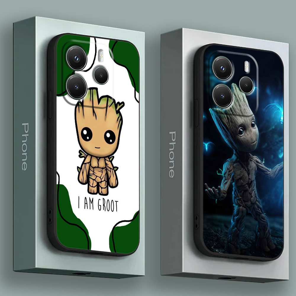 Xiaomi Redmi Note 14 - Чехол для телефона Baby Groot Marvel