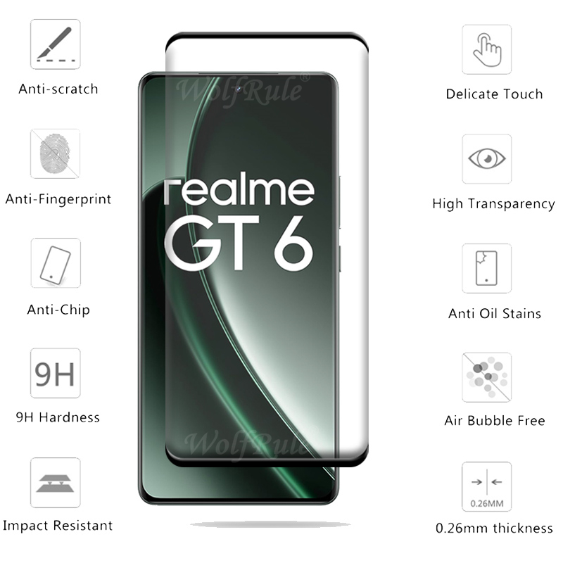 6 в 1 для Realme GT 6 стекло O – обзор и цена Realme Gt 6