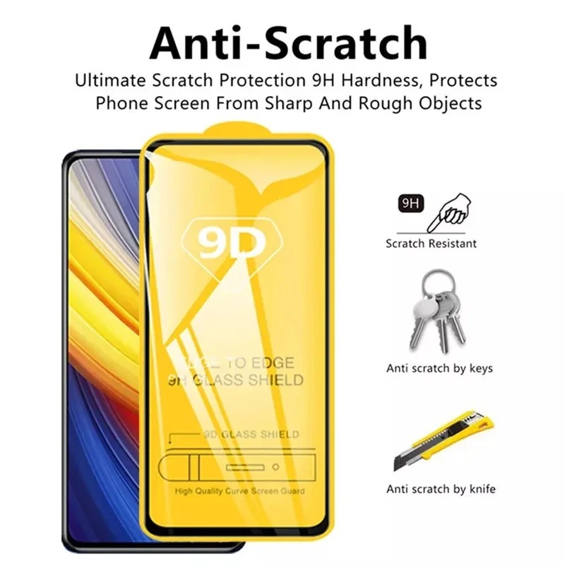 9D полное защитное стекло для  – обзор и цена Realme C67